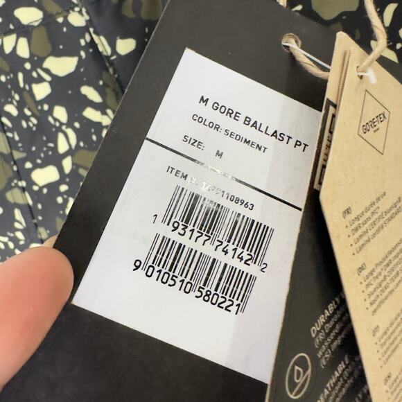 Burton Men's Medium Snowboard Pants Ballast Gore-Tex Sediment Ski Winter NWT - Picture 4 of 12